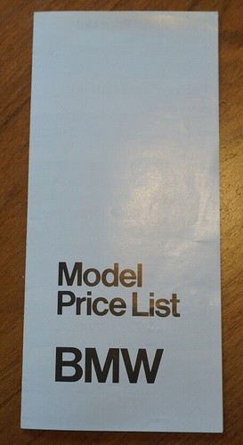 Bmw price list - price, csi