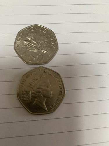 Bailiwick guernsey qeii 50p - bailiwick, of