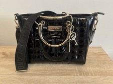River Island black gold glossy
