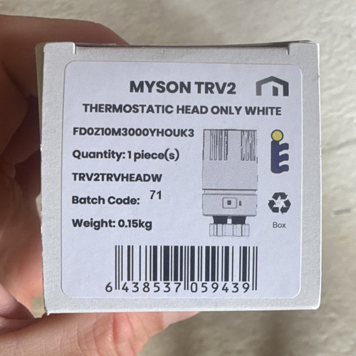 Myson trv2 white - myson, thermostatic