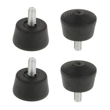 4x 1/4" Screw Thread Rubber