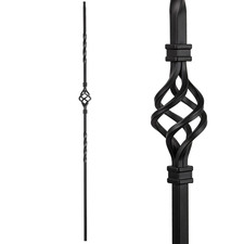 S08 wrought iron - wrought, balusters