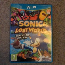 Sonic Lost World Nintendo Wii U Complete With Manual  PAL