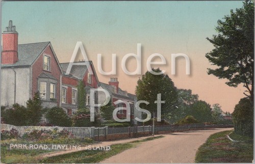 Vintage postcard park road - postcard,