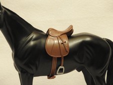 Classic Breyer brown saddle