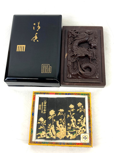 Vintage japanese carved dragon - carved,