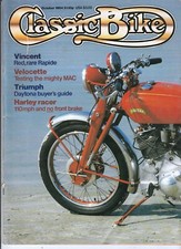 Vincent Touring Rapide MAC Harley Racer FN M86 Wilkinson TMC Daytona