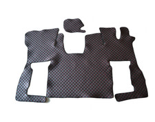 Black with red stitches eco - with,