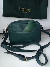 Hobbs Pelham bottle green leather cross body bag bnwt 