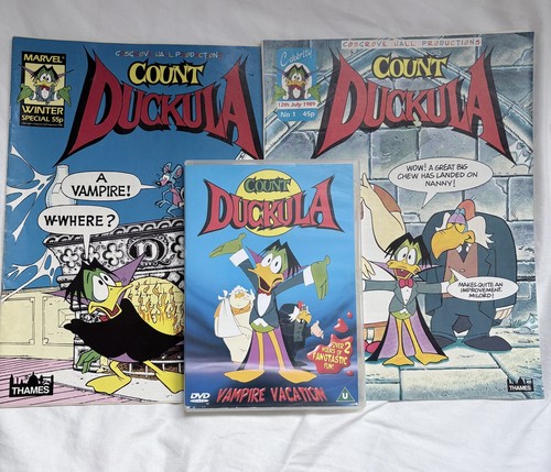 Count duckula comic - duckula, july