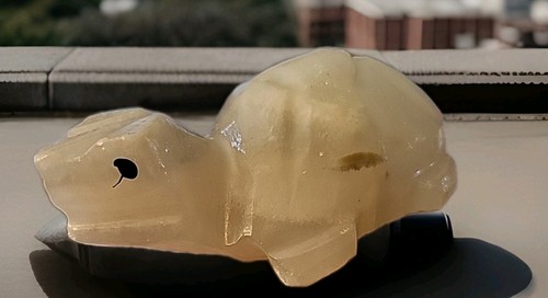Vtg onyx marble hand carved - vtg,