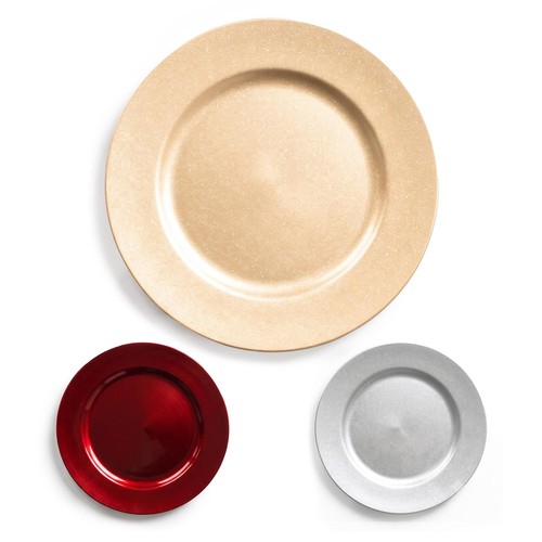 Set charger plates - of,
