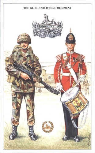 British army series postcard - british,