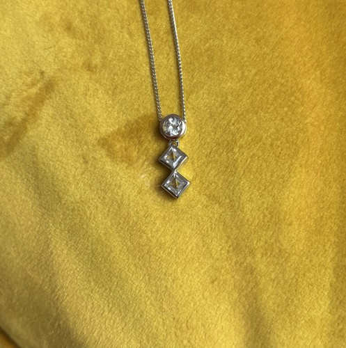 Clogau silver necklace with - with, 3