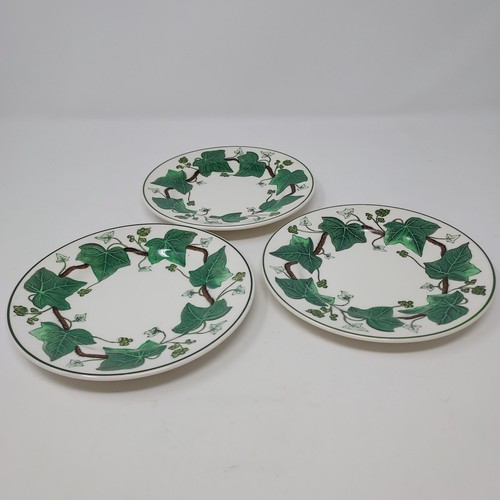 Vintage bread canape plates - bread,