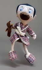 Mr Bean 2007 Quiron Animated Series Plush Soft Toy With Teddy   Figure Doll 12”