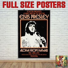 Elvis Presley Aloha From Hawaii Live Concert Tour Poster Similar To A1 - 36"x24"