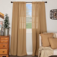 Burlap Natural Tan 100% Cotton