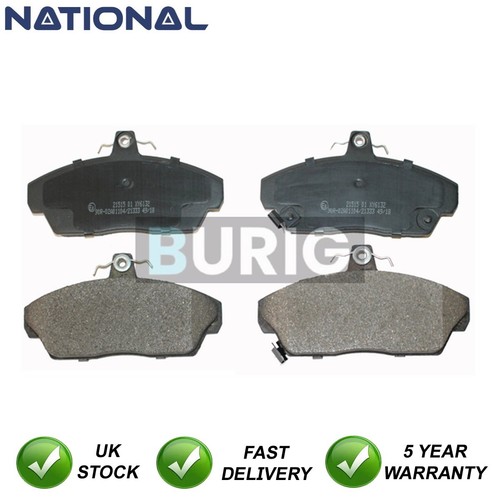Brake pads set - front, burig