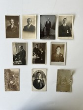 Job Lot Of 10 Early Black & White Postcards From 1900’s Social History Vintage