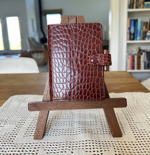 Filofax mini ascot brown - mini, croco