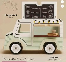 Toy van wooden - toy, mobile