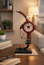 Gas pump Clock on stand clock