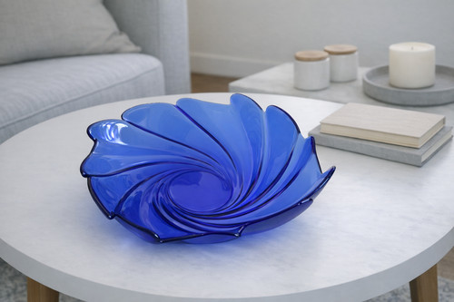 Vintage large arcoroc cobalt - large,
