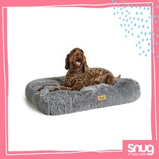 Snug Super Fluffy Dog Pet Bed Cosy Warm Snuggly Pillow, Spare Cover Available