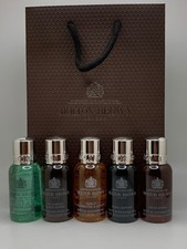 Molton Brown Men's Body Wash / Shower Gel / Gift Set 5 x 30ml Bottles - NEW