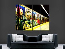 GRAFFITI SUBWAY POSTER  TUBE