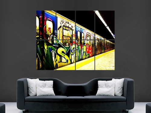 Graffiti subway poster tube - graffiti,