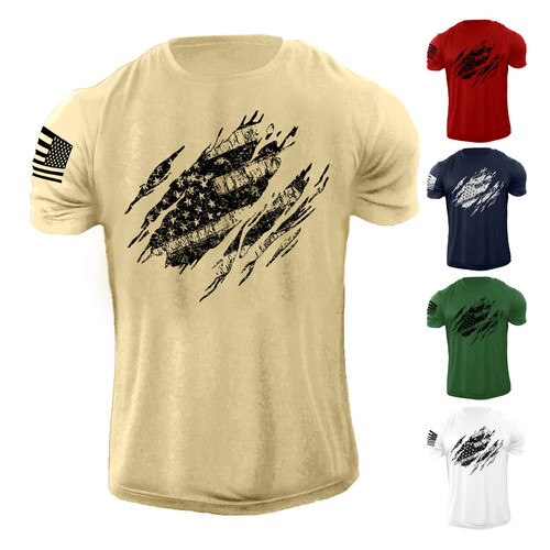 New men usa distressed - new, men's