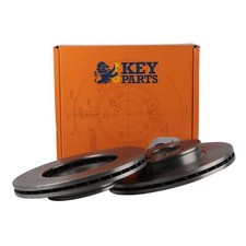 2x Brake Discs Vented For Kia