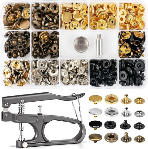 100 sets 5mm press stud - press, kit