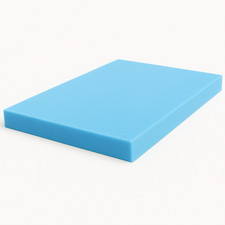 Extra Firm Blue Upholstery Foam Block Chair Sofa Bench Seat Pads Cut to Size