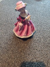 Vintage porcelain music box - porcelain,