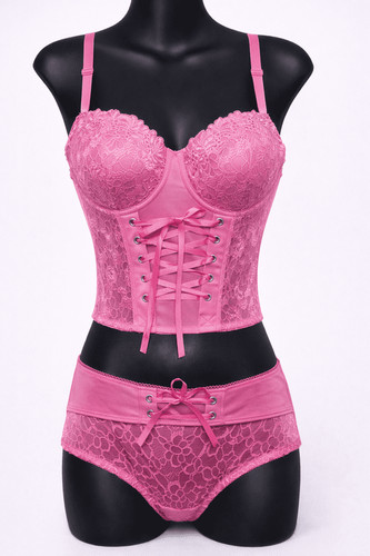 Ladies lace bustier - bustier, and
