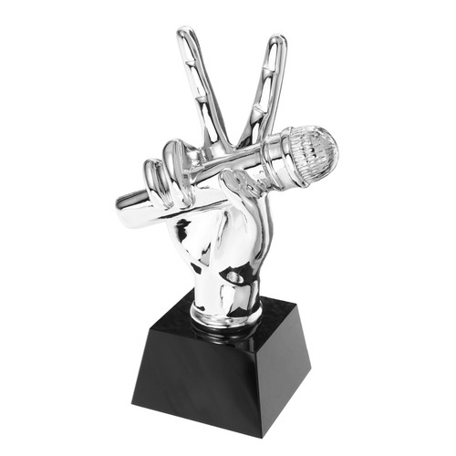 Resin microphone trophy - resin,