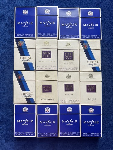 16x vintage cigarette packets - 16x,