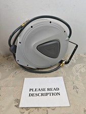DURHAND Retractable Air Hose Reel 10m+ 90cm Hose Diameter 3/8' 9.5mm (READ)