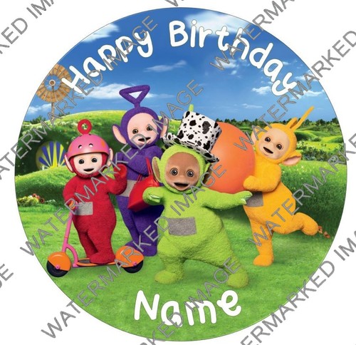 Teletubbies edible cake topper - edible,
