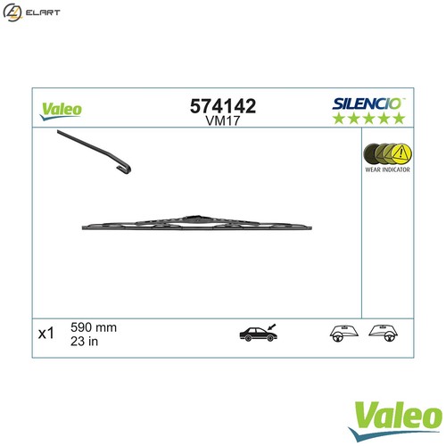 Wiper blade 574142 for - 574142,