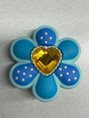 Jibbitz flowers blue - jibbitz,