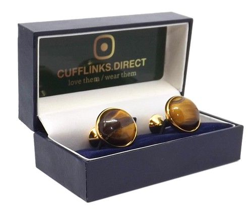 Elegant tigers eye round - eye, gem