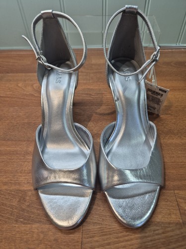 Ladies silver faux leather - ladies,