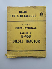 McCORMICK INTERNATIONAL B450 TRACTOR PARTS CATALOGUE