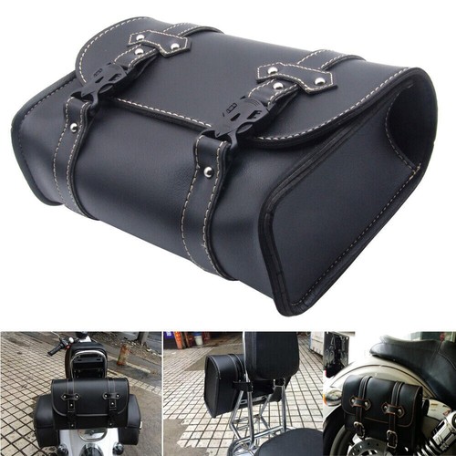 Motorcycle saddle bag leather - motorcycle,