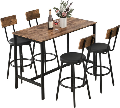 Piece dining table set bar - table, set,