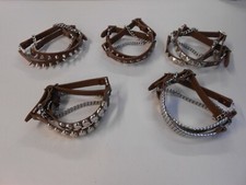 Genuine Leather BOOT STRAPS (TAN) *5 STYLES* GOTHIC/PUNK FASHION